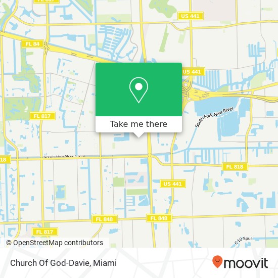 Mapa de Church Of God-Davie