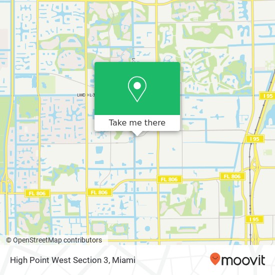 Mapa de High Point West Section 3