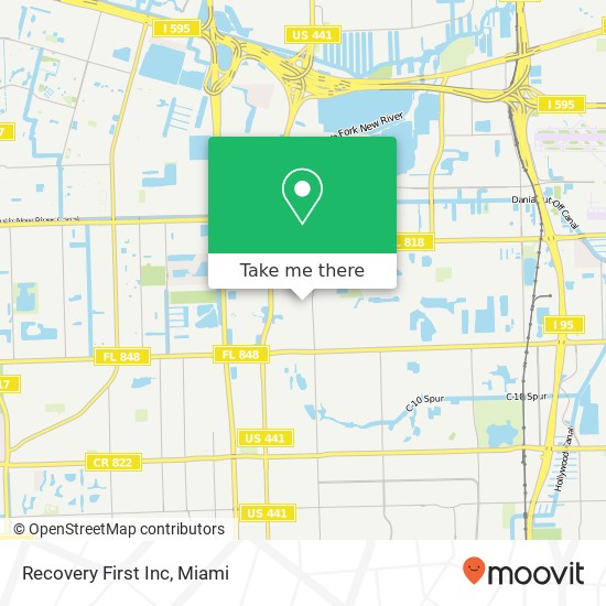 Recovery First Inc map