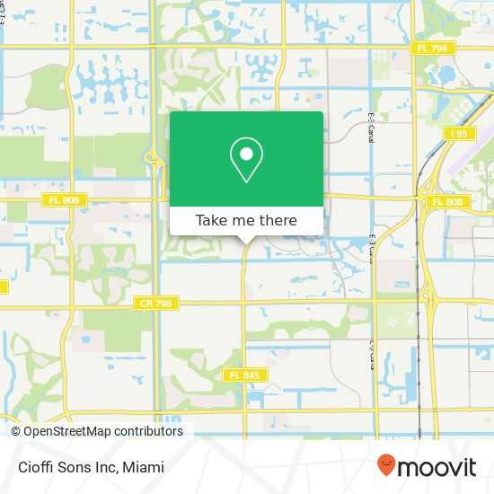 Cioffi Sons Inc map