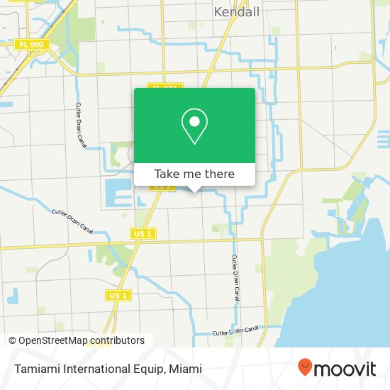 Tamiami International Equip map