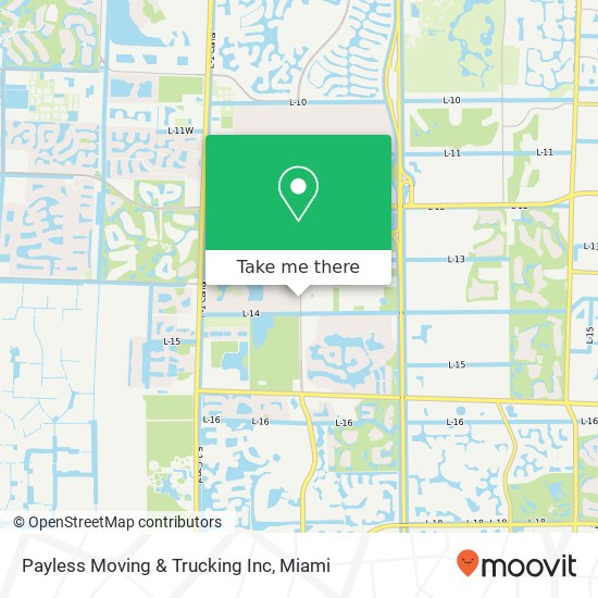 Mapa de Payless Moving & Trucking Inc