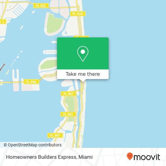 Homeowners Builders Express map