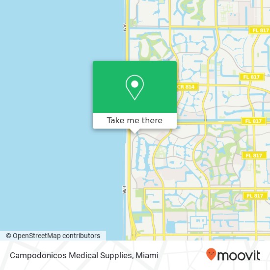 Campodonicos Medical Supplies map