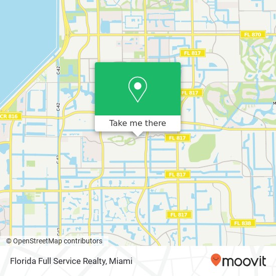 Florida Full Service Realty map