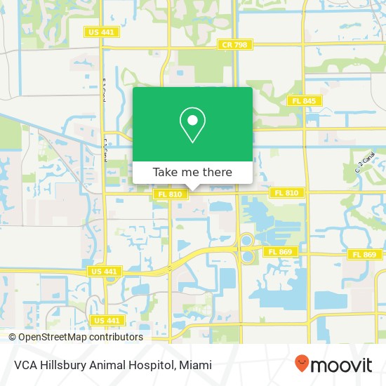 Mapa de VCA Hillsbury Animal Hospitol