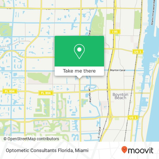 Mapa de Optometic Consultants Florida