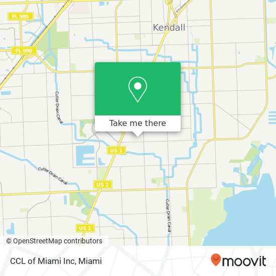 Mapa de CCL of Miami Inc