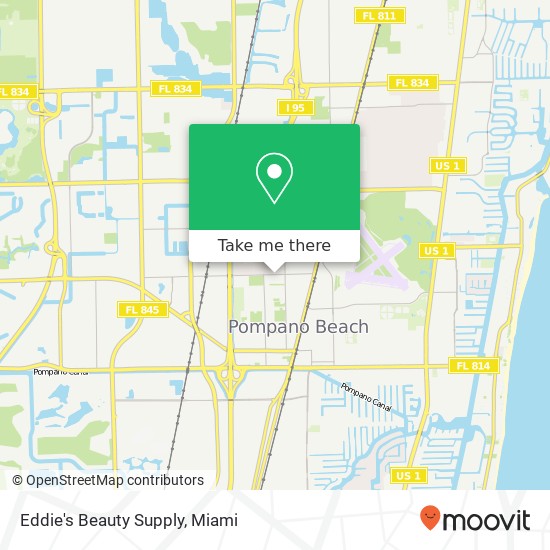 Eddie's Beauty Supply map