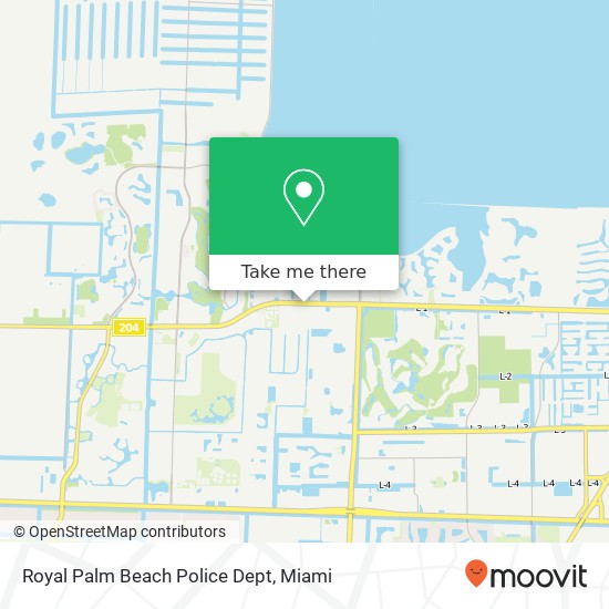 Royal Palm Beach Police Dept map