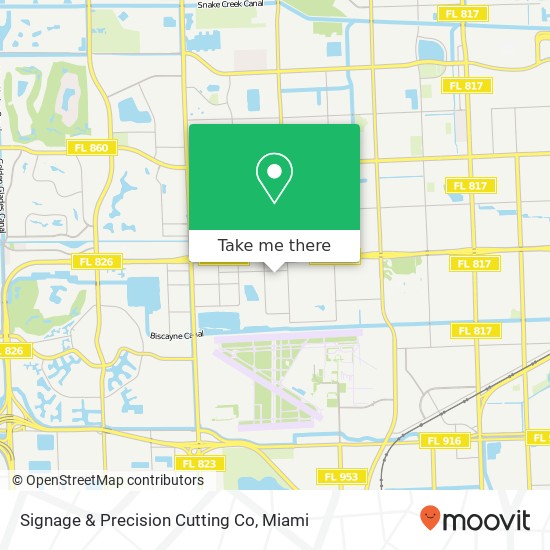 Signage & Precision Cutting Co map
