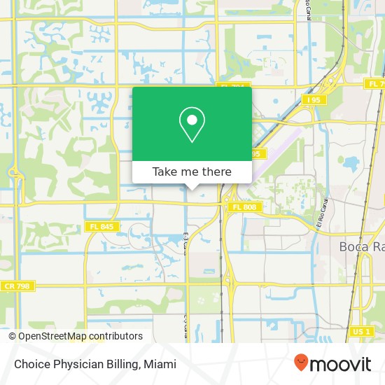 Mapa de Choice Physician Billing