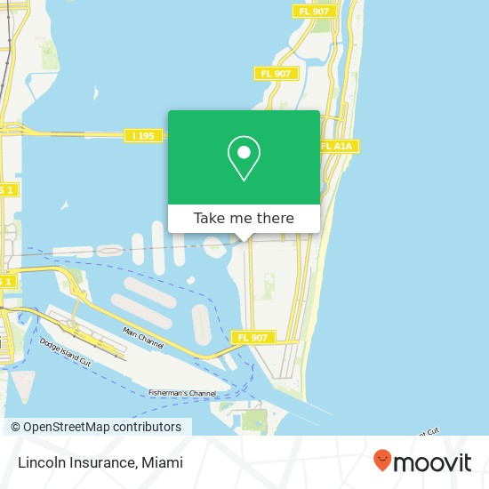 Lincoln Insurance map