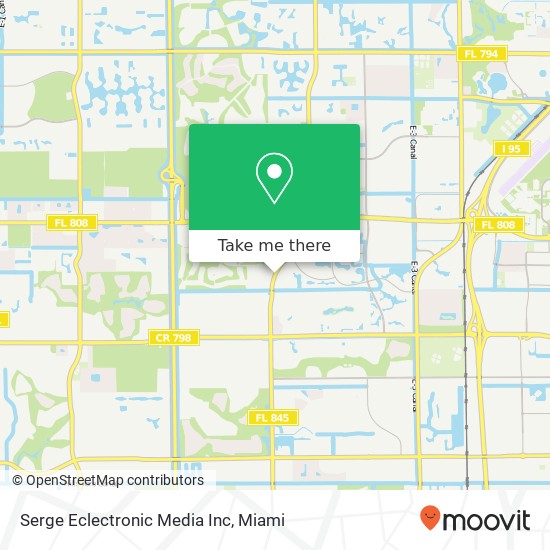 Mapa de Serge Eclectronic Media Inc