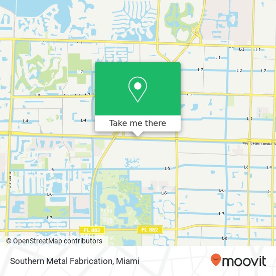 Southern Metal Fabrication map