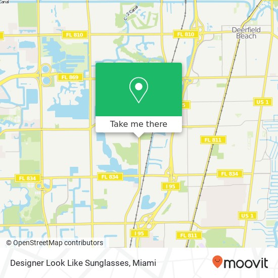 Designer Look Like Sunglasses map