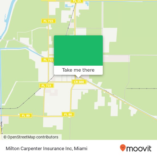 Mapa de Milton Carpenter Insurance Inc