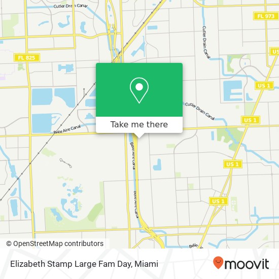 Mapa de Elizabeth Stamp Large Fam Day