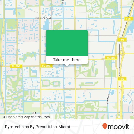 Mapa de Pyrotechnics By Presutti Inc