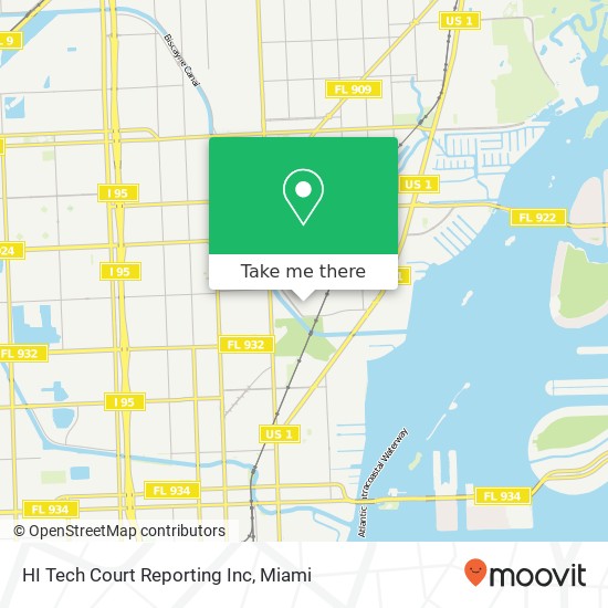 Mapa de HI Tech Court Reporting Inc