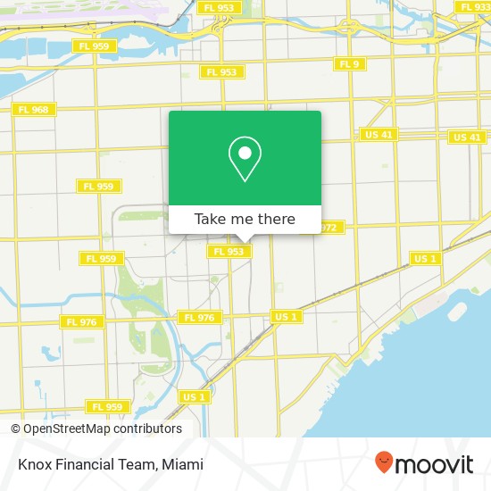 Mapa de Knox Financial Team