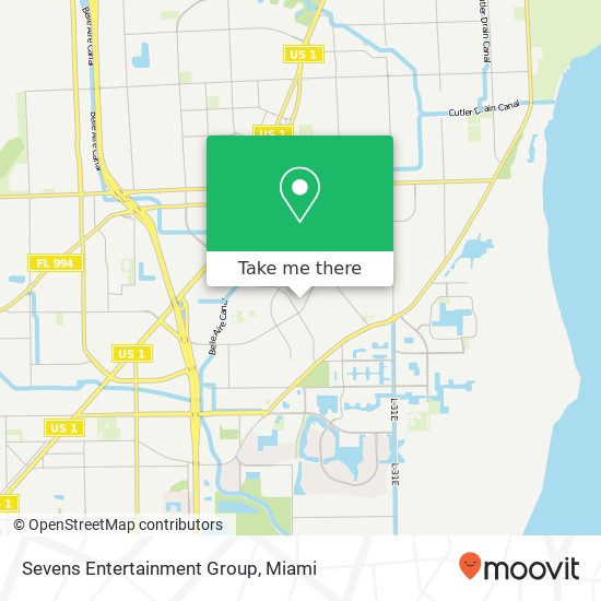 Mapa de Sevens Entertainment Group