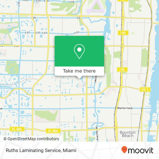 Ruths Laminating Service map