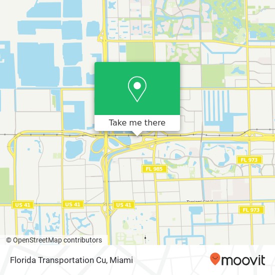 Mapa de Florida Transportation Cu