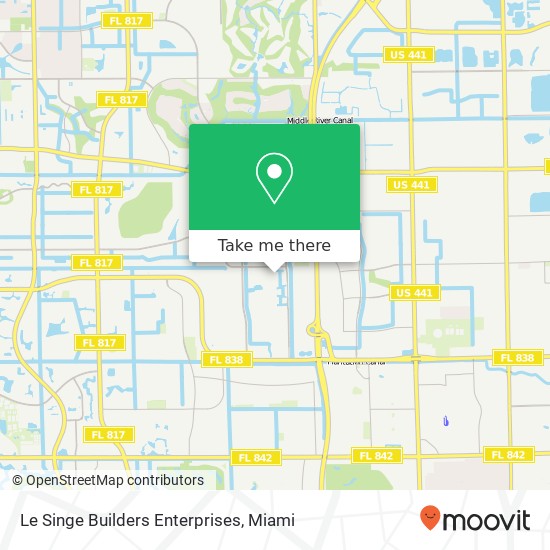 Le Singe Builders Enterprises map