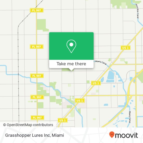 Grasshopper Lures Inc map