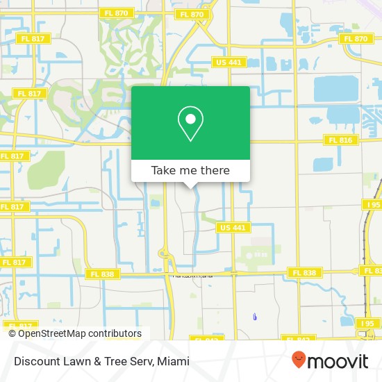 Discount Lawn & Tree Serv map