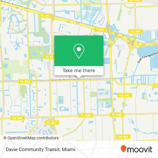 Davie Community Transit map