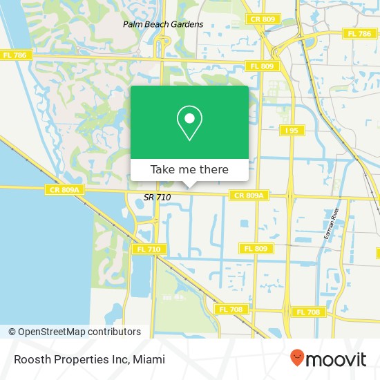 Roosth Properties Inc map