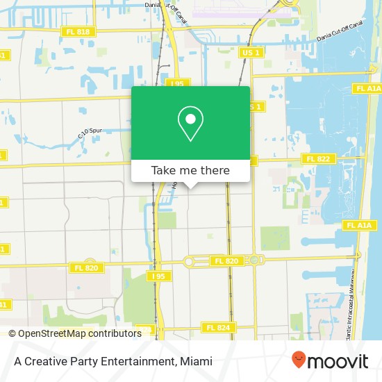 A Creative Party Entertainment map