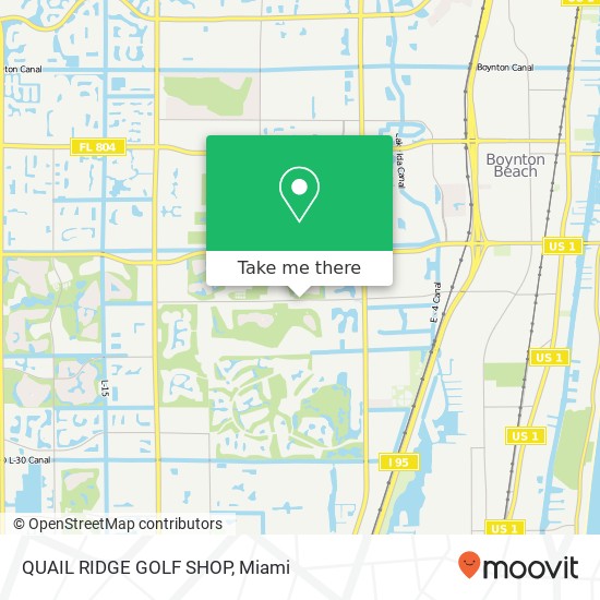 Mapa de QUAIL RIDGE GOLF SHOP