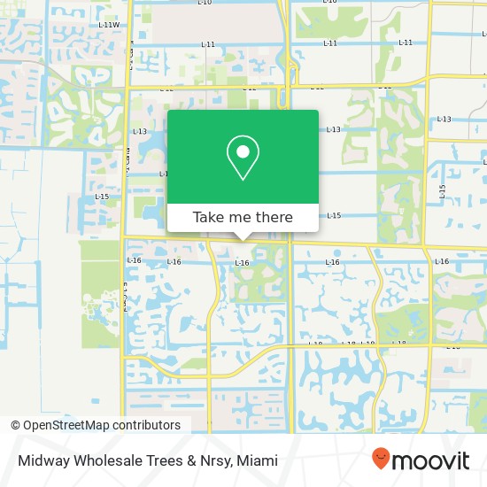 Mapa de Midway Wholesale Trees & Nrsy