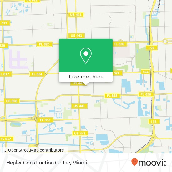 Hepler Construction Co Inc map