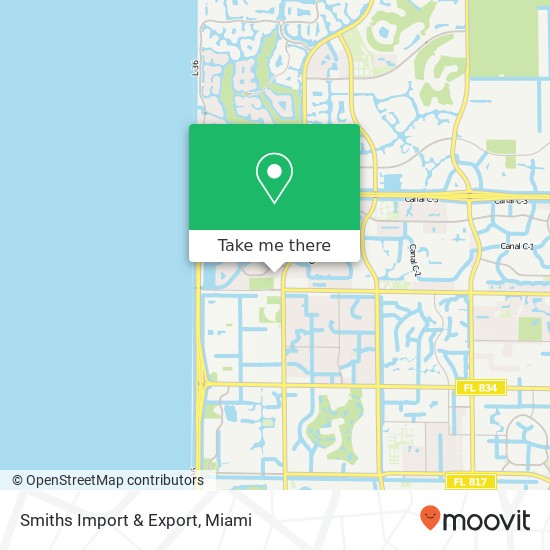 Smiths Import & Export map