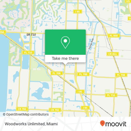 Mapa de Woodworks Unlimited