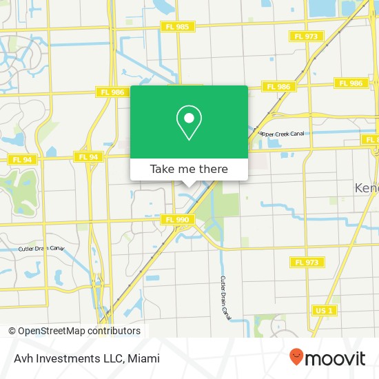 Mapa de Avh Investments LLC