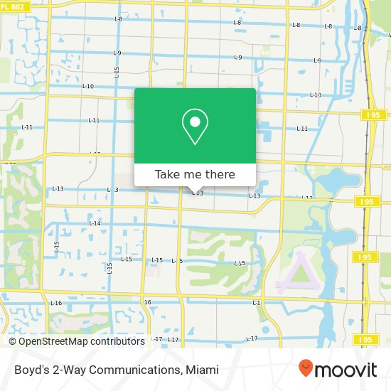 Mapa de Boyd's 2-Way Communications