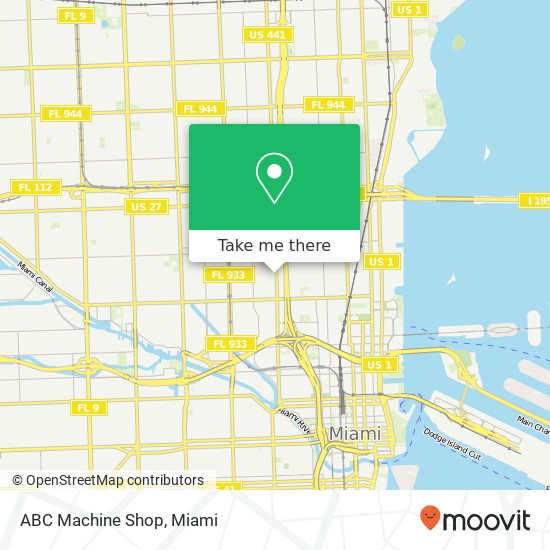 ABC Machine Shop map