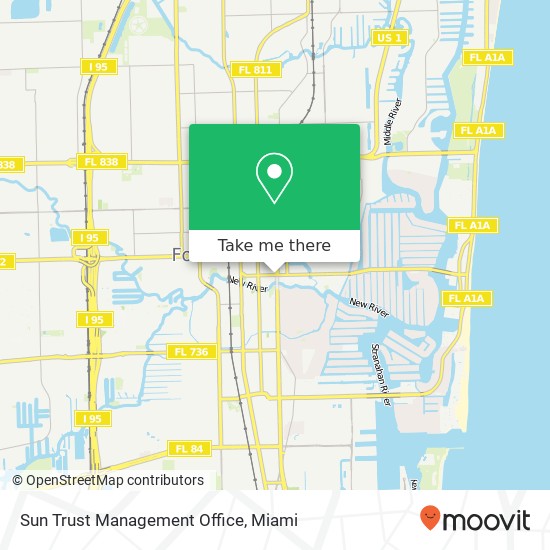 Sun Trust Management Office map