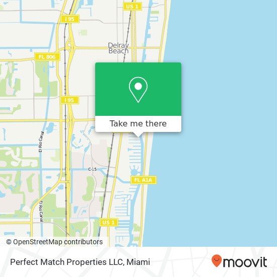 Mapa de Perfect Match Properties LLC