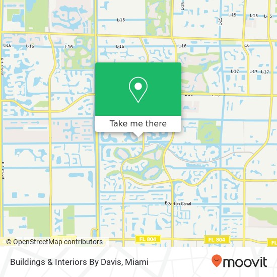 Mapa de Buildings & Interiors By Davis