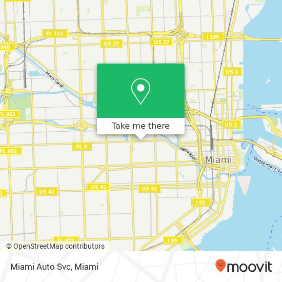 Miami Auto Svc map