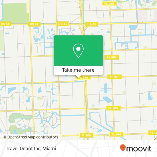 Mapa de Travel Depot Inc