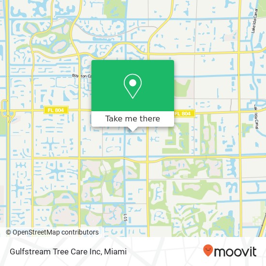 Gulfstream Tree Care Inc map