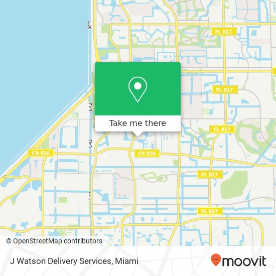 Mapa de J Watson Delivery Services
