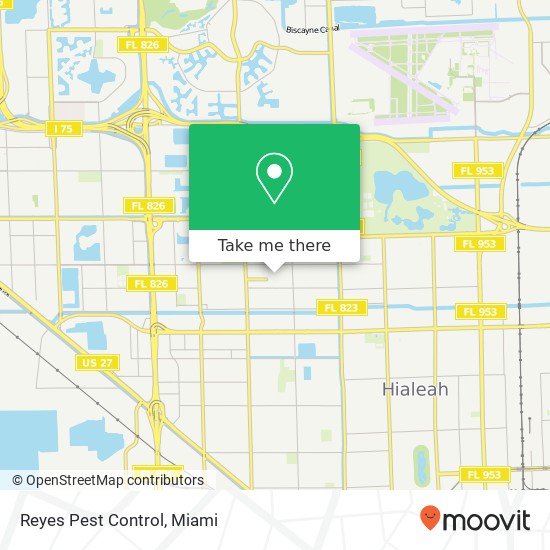 Reyes Pest Control map